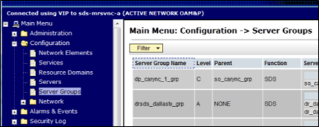 Server Groups Server Groups